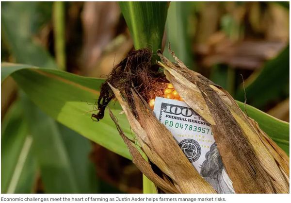 Local ag advisor Justin Aeder guides farmers through market challenges